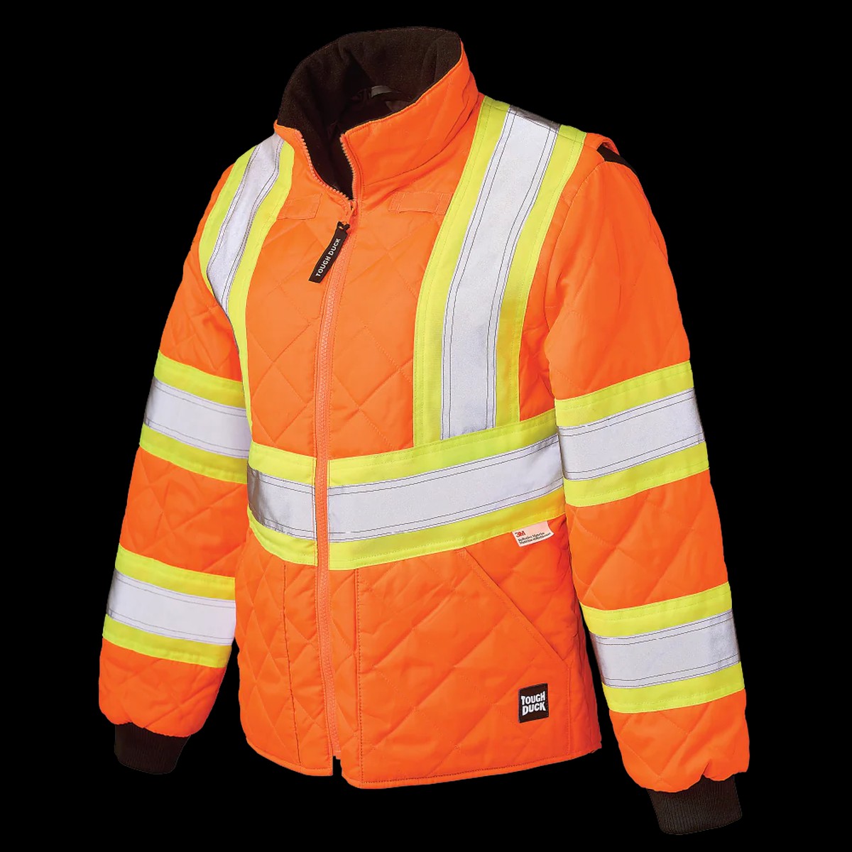 Safety Jacket - Tough Duck Women's Quilted Safety Freezer Jacket, SJ47