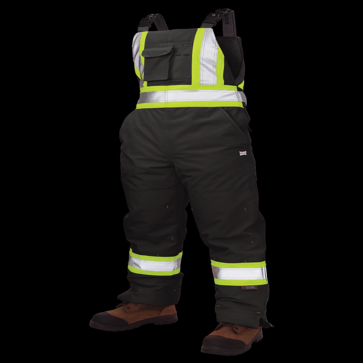 Bib Overall Pants - Tough Duck Womens Insulated Tough Flex Safety Bib, SB07