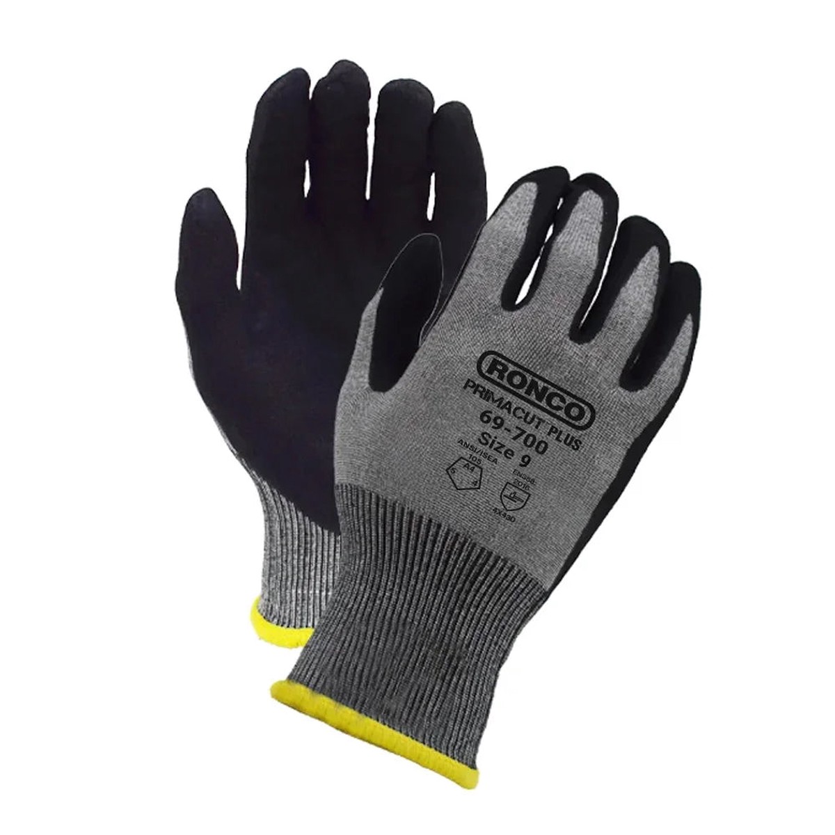 Cut Resistant Glove - Ronco PrimaCut Plus HPPE/Nylon Gloves, ANSI/ISEA 105 Cut Level A4, 69-700