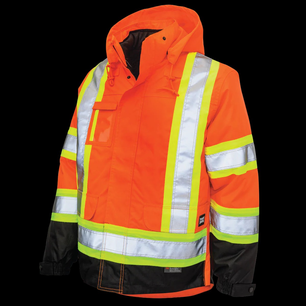 Safety Jacket - Tough Duck Poly Oxford 5-In-1 Safety Jacket, S426