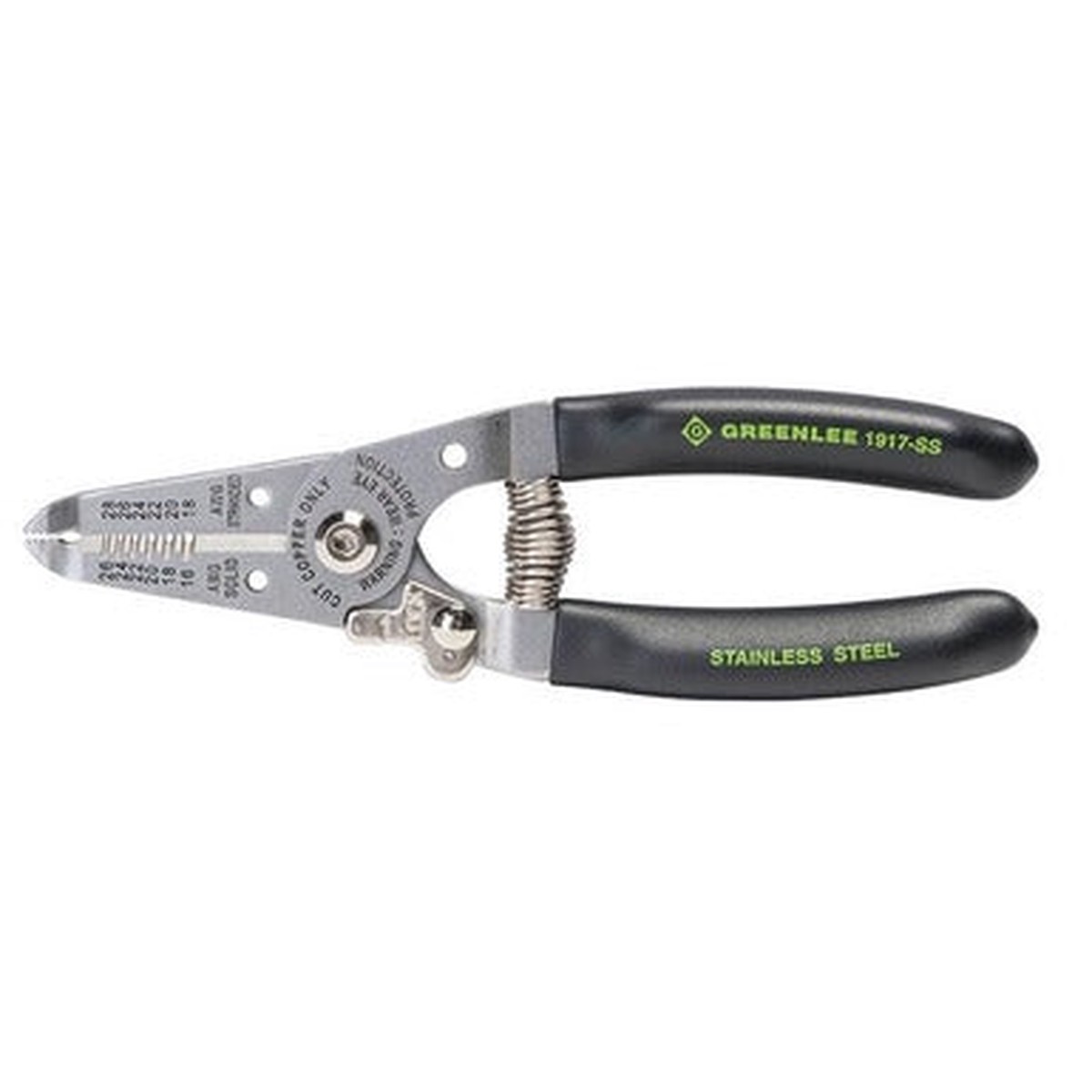 Wire Stripper/Cutter - Greenlee Stainless Wire Stripper / Cutter, 1917-SS
